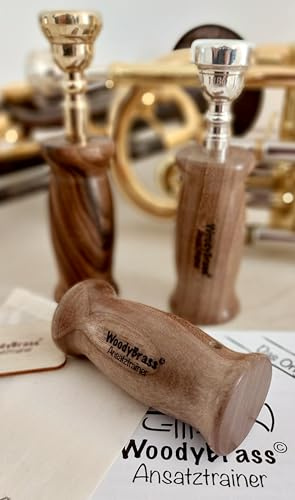 WoodyBrass© Ansatztrainer für Blechbläser (Alphorn 14mm)