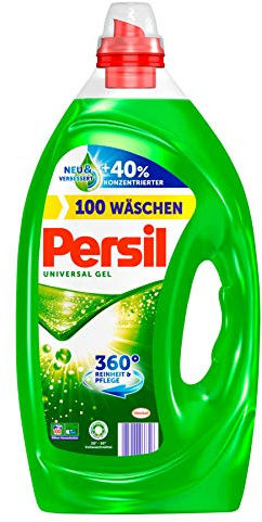 Persil Universal Gel, Flüssigwaschmittel, 360° Reinheit & Pflege, 1er Pack (1 x 100 Waschladungen)
