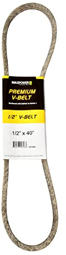 MAXPOWER | Courroies 347483, renforcé au kevlar, 1/2'' x 40'' - 4L400 - longueur extérieure L(a) 1020 mm