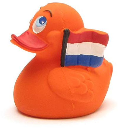 Duckshop I Badeente Holland I Dutch Duck I Quietscheentchen - L: 7,5 cm