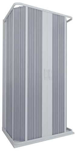 Decorspace Duschabtrennung 3-seitig Flex mit breitem Band in der Mitte mit reduzierbarer Faltenbalg Made in Italy, garantiert 10 Jahre (90 x 100 x 90 cm)