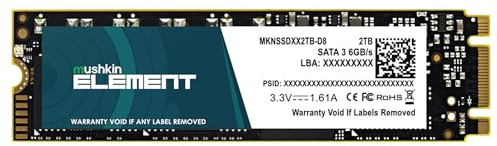 Mushkin Interne SSD Element M.2 2TB PCIe Gen3x4 NVME Internal solid state drives