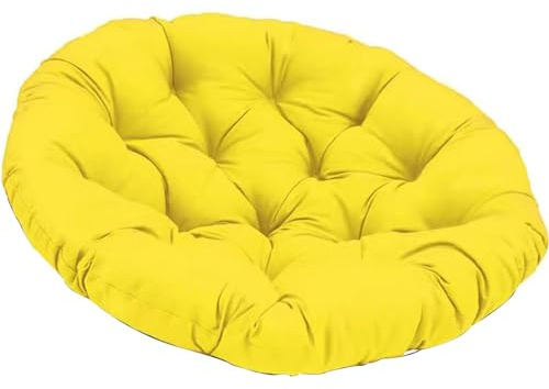 WHOROB Papasansessel Kissen, Radar Stuhl Pad, Rundes Dicke Stuhlkissen Bequem Weich Sitzkissen Hängesessel für Indoor Outdoor Garten Stuhlauflage,C,120 * 120cm
