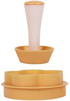 SCUDGOOD Kunststoff-Gebäckstempel, Törtchen für Muschelform, Ausstecher, Blume, rund, Teig, Keks-Set für Cupcakes, Küche, Aufbewahrungsschränke, freistehend