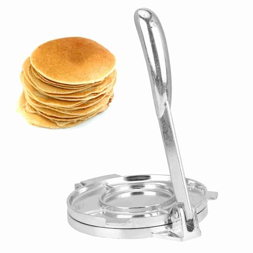Aluminum Alloy Tortilla Maker, Tortilla Press, Non Stick Flour Tortilla Press, Metal Tortilla Presser, Foldable Dough Pastry Press Tool for Making Rotis, Quesadillas, Tacos