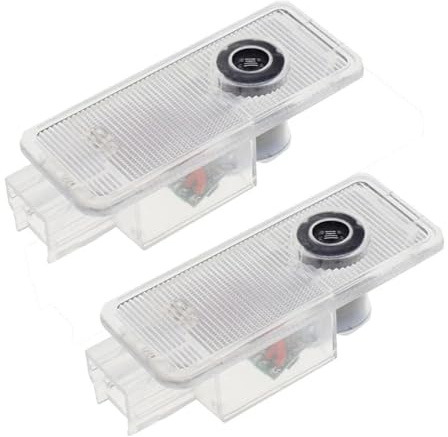 BHZNGD LED Projector Shadow Puddle Light, 2pcs Car Door Step Courtesy Welcome Lights Compatible with Peugeot 308 408 508 RCZ 206