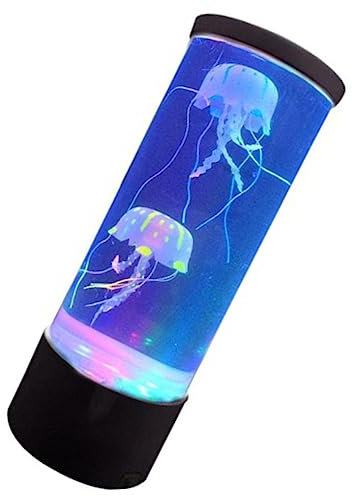 Homoyoyo Quallenlampe Led Aquarium Stimmungslicht Tischlampe Nachtlicht Für Kinder 28cm x 10.4cm