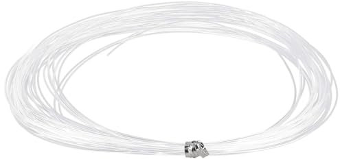 157FT(48M) Strong Clear Invisible Hanging Wire Invisible Hanging Wire, Hangings String Supports Up to 60LBS Strong Clear Inelastic Wires for Picture Frame, String Light, Christmas Decor(0.9MM)