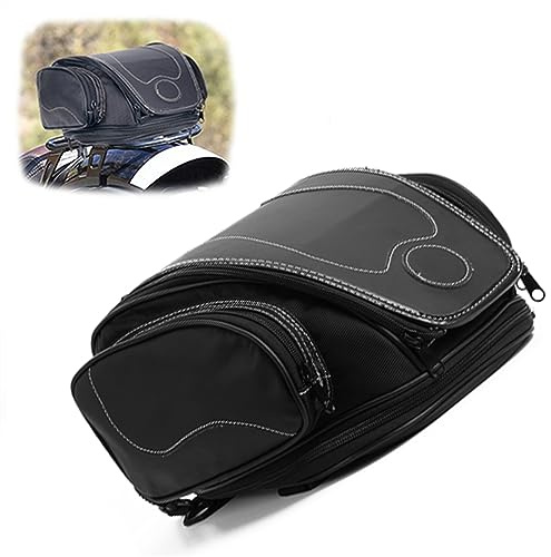 KMWSHAN Aufbewahrungstasche Für H-ONDA CBR1000 Motorrad Hecktasche PU Motorrad Werkzeugtasche Rücksitztasche Rucksack