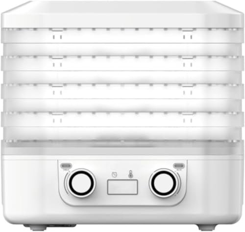 Food Dehydrator,Freeze Dryer Machine for Home,Stainless Steel Food Dryer Machine Portable Mini Food Dryer Machine with 5 Trays,for Fruit Snacks Jerky Meat Candy Vegetables Herbs Dog Treats