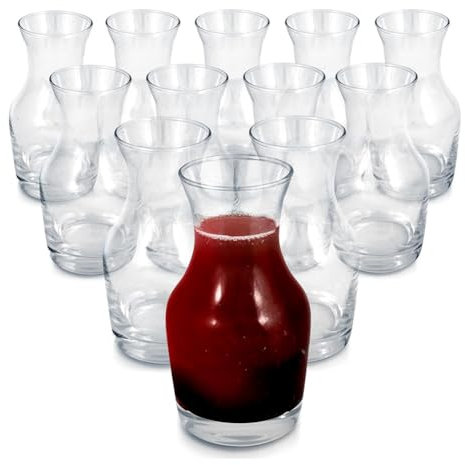 Vjsujehgy Brocca da Vino in Vetro Decanter per Vino Caraffa Monodose per Vino Mini Caraffa per Vino