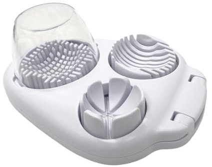 Cortador De Huevos - Cortador De Huevos Cocidos, Picadora De Cocina | De Fresas, Procesador De Alimentos Portátil, Picadora De Cocina Con Recipiente Para Cortar Fresas, Champiñones