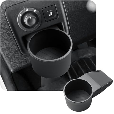 CDEFG Compatible Dacia Duster 2 2018-2023 Center Console Cup Holder Organizer for Mirror Adjuster, Black