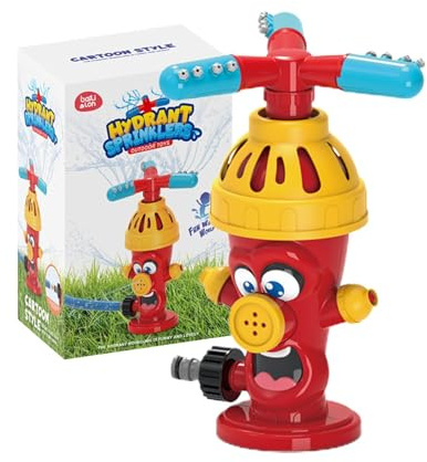 Jsnwernb Irrigatore d'acqua per il Giocattolo di irrigazione a Forma di Bocca di Fuoco Estate Spruzzatore per Attività all'aperto Cortile Giocattoli Spruzzo d'acqua Estate per I Bambini