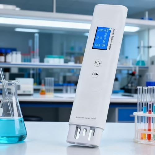 Testeur de qualité de l'eau Potable 6 en 1 (TDS-mètre TOC, DCO, EC, UV275, température et TDS-mètre), idéal for la Maison, Le Camping-Car,Le Camping, Les Voyages, Les puits et Les robinets