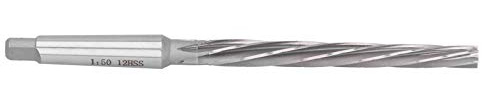 ZLXCAOB Reamer 6 Blade Taper Shank Machine Use High Speed Steel Hardness Cutting Tools 1:50