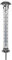 Spetebo XXL Außenthermometer mit Solar Leuchte - 112 cm - Gartenthermometer mit Erdspieß und Beleuchtung - Outdoor Thermometer klassisches Design für Garten Balkon Terrasse