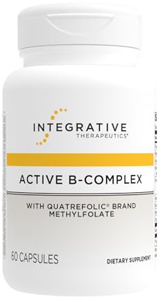 Integrative Therapeutics Active B-Complex - Cellular Energy & Heart Health Support with Vitamins B2, B6 & B12* - Supports Nervous & Immune Systems* - Third-Party Tested - 60 Capsules (30 Servings)