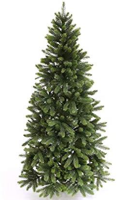 Künstlicher Tannenbaum mit Spritzguss Nadeln auf 766 Tips, Höhe 180cm