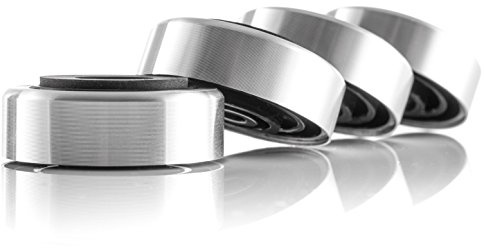 Hifi Lab Aluminium-Füße 30x11 Silber Audio Geräte Füße Alu 4X Absorber