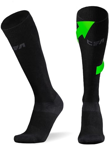 COMPRESSION FOR ATHLETES Calze Compressione Graduata Donna e Uomo di Bambù, Made in Unione Europea