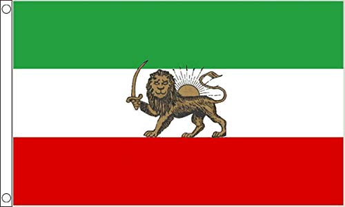Iran Old Persia Flag 5 x 3 FT - 100% Polyester With Eyelets FlagSuperstore©