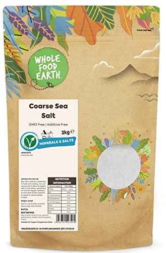 Whole Food Earth® - Coarse Sea Salt 2 kg | GMO Free | Additive Free