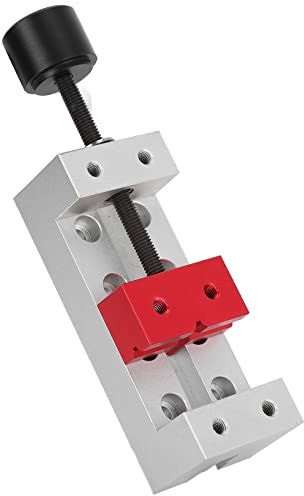 Miniatur-Schraubstock, Holzschnitzerei, Kleiner Schraubstock, Kleiner Klemmschraubstock, Aluminiumlegierung, Holzbearbeitungswerkzeug für Mini-CNC-Fräser