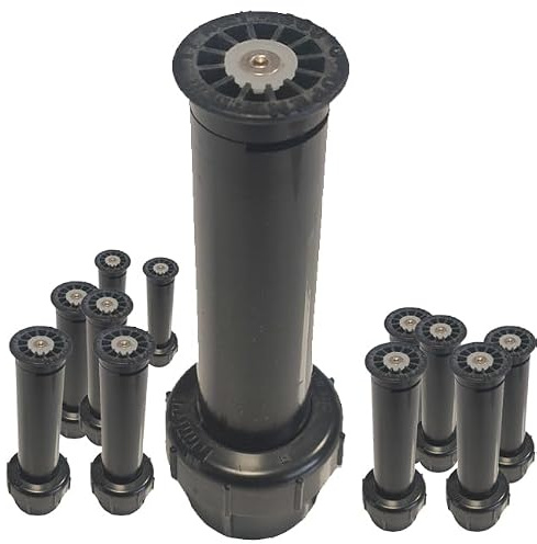 Suinga Pack 25 DIFUSOR DE RIEGO, ASPERSOR AEREO PS-00-17A, Tobera incluida de 5,20 M Radio. Rosca 1/2 Hembra