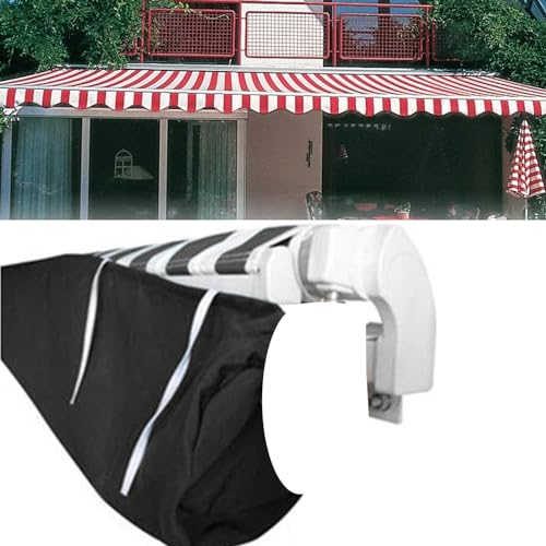Markisenabdeckung, Einziehbares Schutzüberdachung, Shelter Schutzhülle, Strapazierfähiges, Wasserdichtes Polyestergewebe Von 3 m Breit für Außenbereich, Garten, Terrasse, Aufbewahrungstasche (3M,