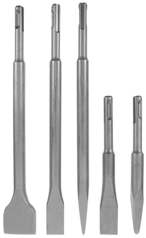 OUNONA 5piezas Cinceles Martillo Demoledor Brocas Para Hormigón y Kit Profesional Para Bricolaje y Construcción