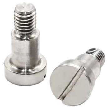 AYYSSM 5 uds GB830 M8x6/10/12mm 304 Tornillo ranurado de Acero Inoxidable Cilindro Tornillos de posición Axial Perno de Hombro(D10XM8X10 5PCS)