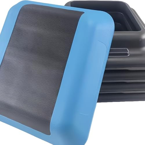 Aerobic-Stepper Trainings-Stepper-Plattform HöHenverstellbare Steppbrett 10cm 15cm 20cm FüR Cardio- Und Fitnesstraining(D,30cm/4Risers)