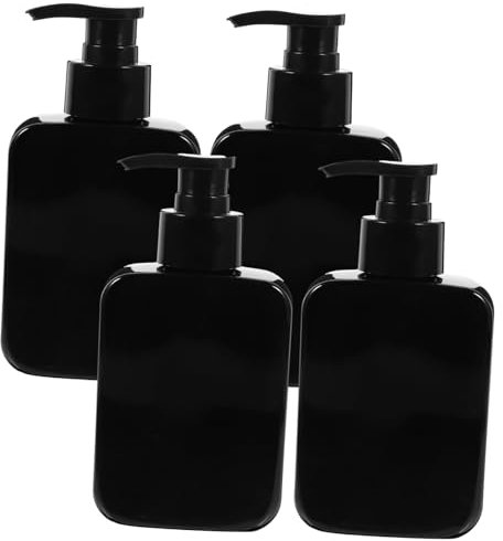 Beaupretty 4pezzi Flacone Pompa Pressione Vuoto Pet Flaconi Pompa Ricaricabili Per Shampoo e Lozione