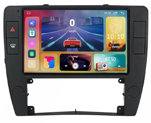 YIANKWY Android 14 9 Inch Car DVD Player Radio Head Unit For Passat B5 2000 2001 2002-2005 GPS Navigation Head Unit Support Full RCA Output Bluetooth4.0 WIFI Car Auto Play DVR DAB+ TPMS