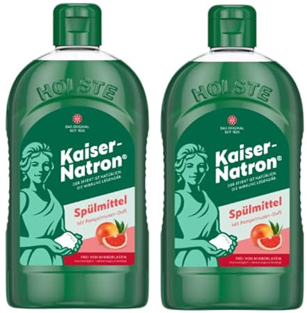 2er Pack HOLSTE Kaiser Natron Spülmittel mit Pampelmusenduft, 2x 500ml