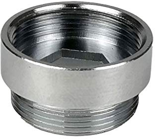 ACVACV Chrome Brass Faucet Aerator Adapter, Male Female Pipe Fittings Water Purifier Accessories(F22xM22)