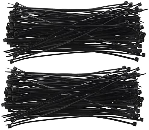 Rastapulz 200 pezzi 150 X 1.8mm Elettrico Nylon Fissaggio Fascette - Nero
