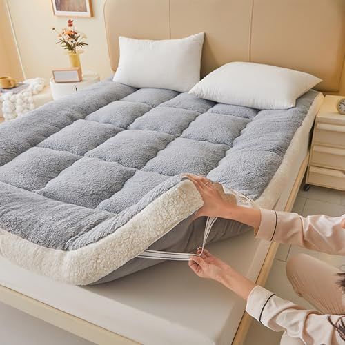 Materasso pieghevole morbido e traspirante in schiuma confortevole per dormitorio e uso domestico, design salvaspazio, facile da riporre, ideale per ospiti e piccoli spazi