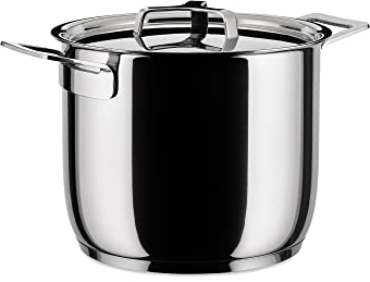Alessi AJM100/20 Pots&Pans Pentola in Acciaio Inossidabile 18/10 Lucido