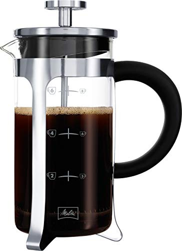 Melitta Manueller Kaffeebereiter - 8 Tassen - Chrom