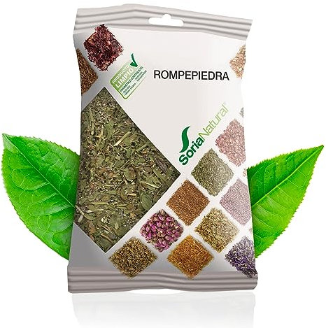 Soria Natural Rompepiedra en Bolsa – Ayuda en Caso de Cálculos Renales – Digestiva y Diurética - Para Preparar en Infusión o Decocción – Riqueza de Principios Activos - 100% Natural - Bolsa de 40g