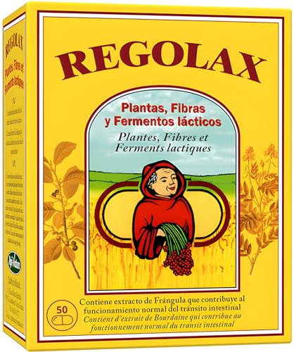 Regolax 50 gélules | Laxatif contre la constipation - Transit Intestinale - Séné, Bourdaine, Agar-agar, probiotiques | Api-Nature