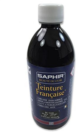 Saphir Lederfarbe, französisch, flüssig, Grau, 500 ml