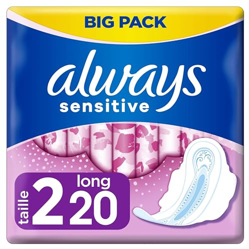 Always Sensitive Long Always Ultra Damenbinden mit Flügeln, 20 Stück