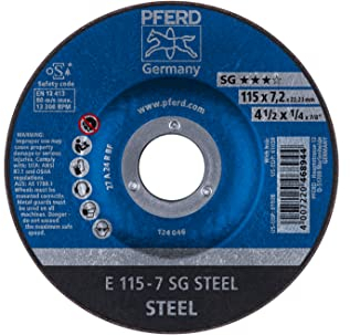 Pferd 62211626 Schruppscheibe Stahl E115-7A24R SG