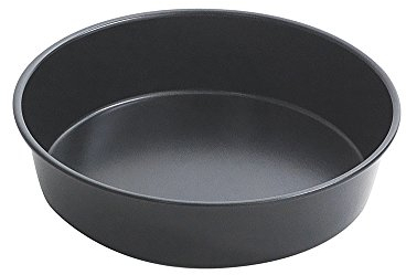 Paderno Tortiera Rotonda Antiaderente per Torte, Pizza e Quiche, in Acciaio, Cucina professionale, Diametro 20 cm