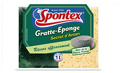 SPONTEX - Spugnetta Secret d'Antan – Set di 3 confezioni di 2 spugne