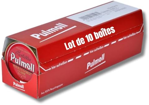 Barquette Pulmoll x10 | Format économique | Depuis 1946 (Classique Retro)