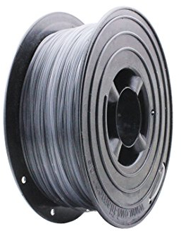 PET 3D Filament 1,75mm 1kg in Verschiedenen Farben PET-G PETG (Grau-Transparent)